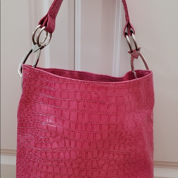 Braciano Alligator Print Shoulder Bag - Picture 2 of 7